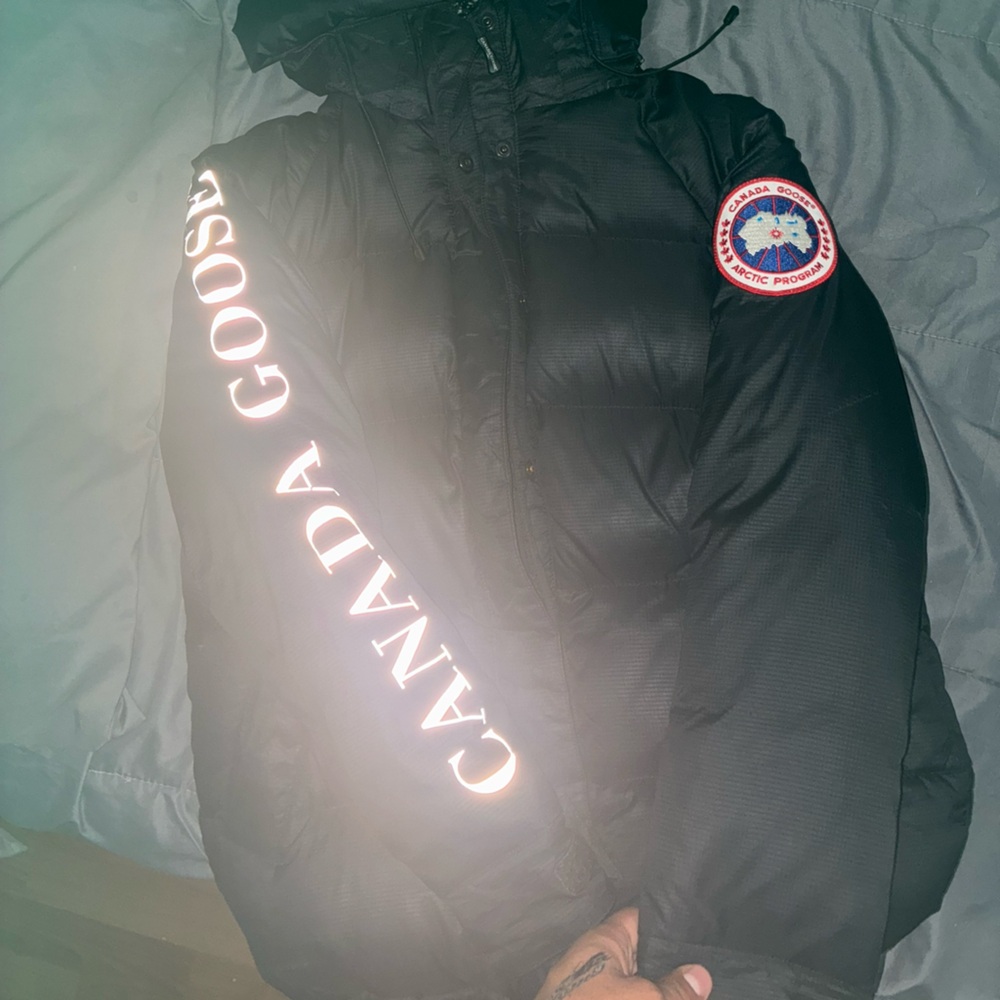 Canada Goose Black Coat with Iconic Patch